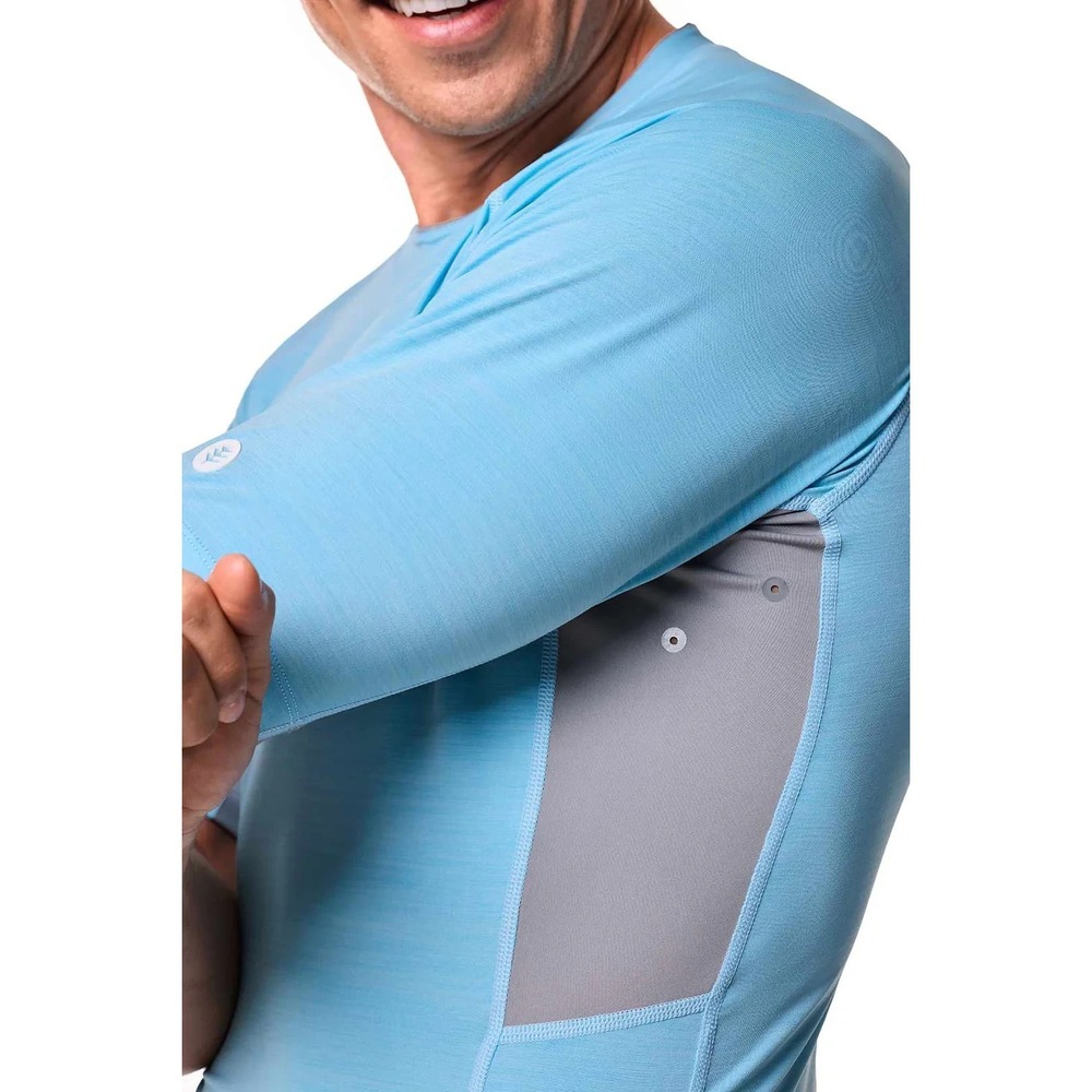 Coolibar Men's Rash Guard-UV Protection‎ Summer Performance Shirt  XL  Sports